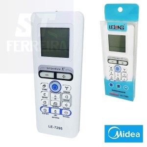 CONTROLE REMOTO AR CONDICIONADO SPRINGER/MIDEA (LE-7295)