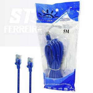 CABO DE REDE 5 METROS RJ45 CRIMPADO (N212)