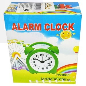 RELÓGIO DESPERTADOR COLORIDO RETRO (N414)