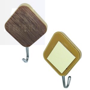 GANCHO ADESIVO LOSANGO 5 X 5 cm (BAR-224006-7)