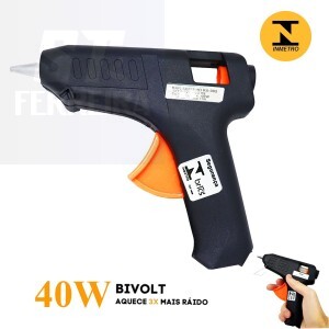 PISTOLA PARA COLA QUENTE 40W (BAR-58252-4D)