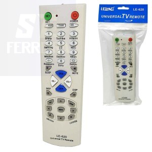 CONTROLE REMOTO UNIVERSAL PARA TV DE TUBO (LE-620)
