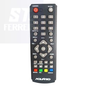 CONTROLE REMOTO CONVERSOR DIGITAL AQUÁRIO (SKY-8087)